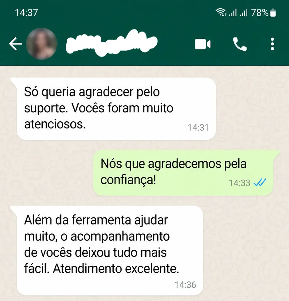 Depoimento de cliente LinkOn